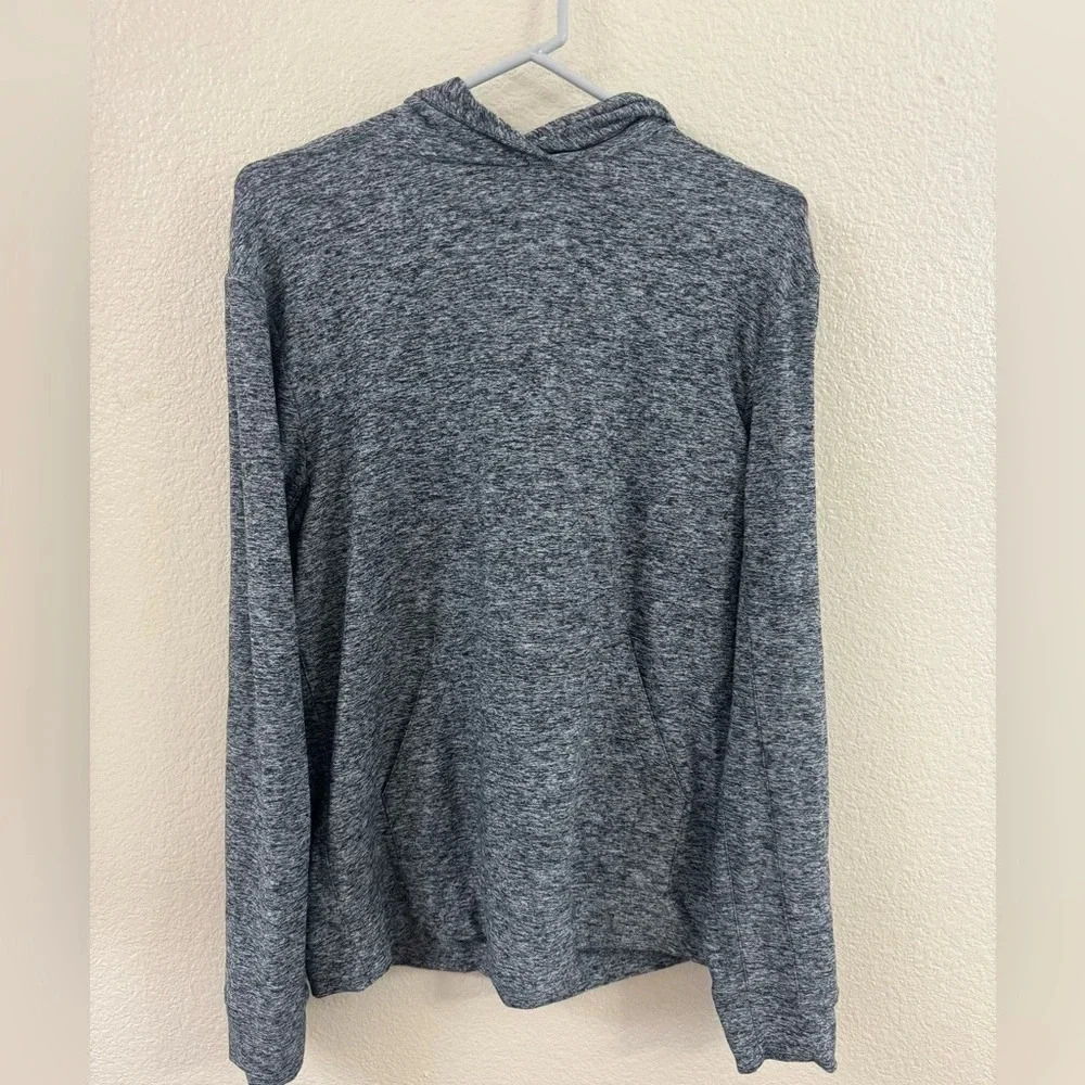 Outdoor Voices Cloud Knit Unisex Heather Charcoal Grey Hoodie